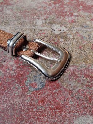 ALBERTO LUTI Suede Belt - The Italian Heritage