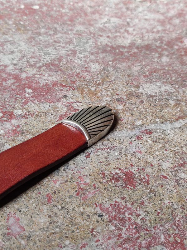 ALBERTO LUTI Cognac Belt - The Italian Heritage