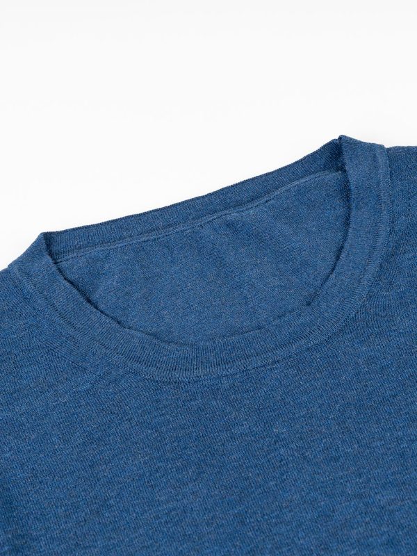 HEN'S TEETH T-Shirt Knit Blue - The Italian Heritage