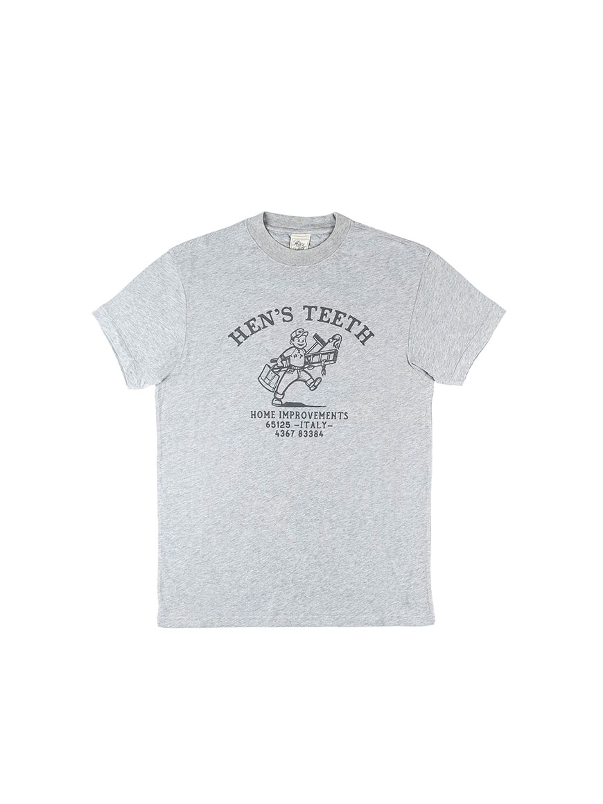 HEN'S TEETH T-Shirt Grey - The Italian Heritage