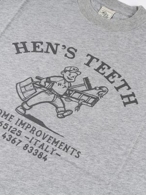 Hen's Teeth T-Shirt Grey