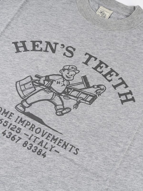 Hen's Teeth T-Shirt Grey