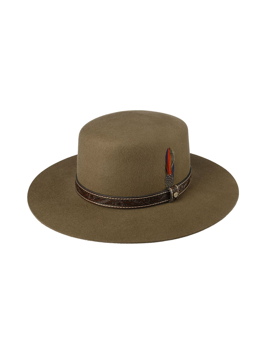 STETSON Open Crown Wool Felt Hat - THE ITALIAN HERITAGE