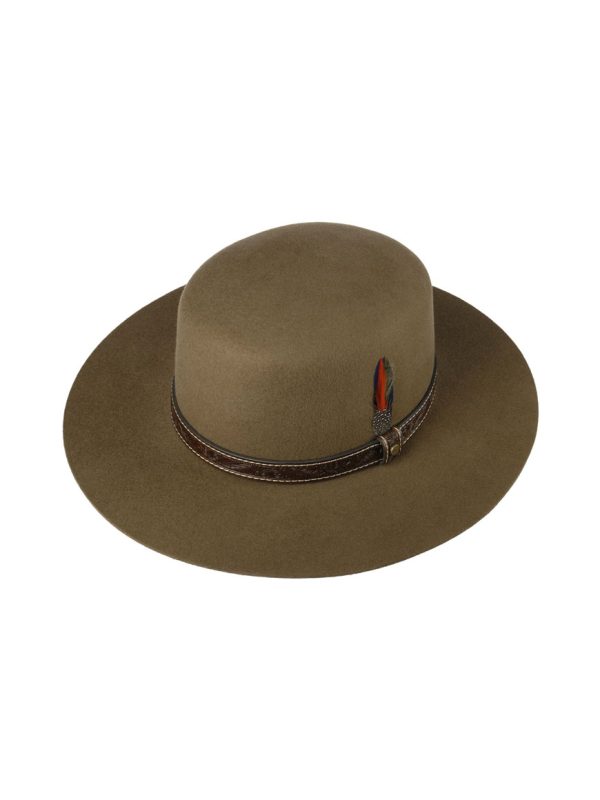 STETSON Open Crown Wool Felt Hat - THE ITALIAN HERITAGE