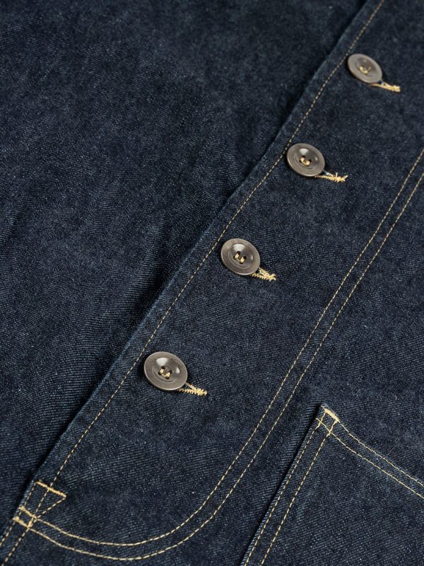 Captain Santors Navy Dungarees Selvedge