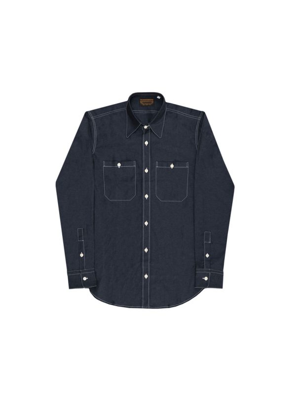 The Quartermaster - USN Shirt Dark Blu