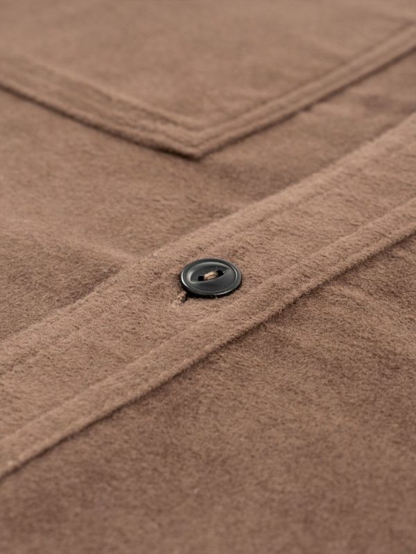 The Quartermaster - Moleskin Overshirt Brown