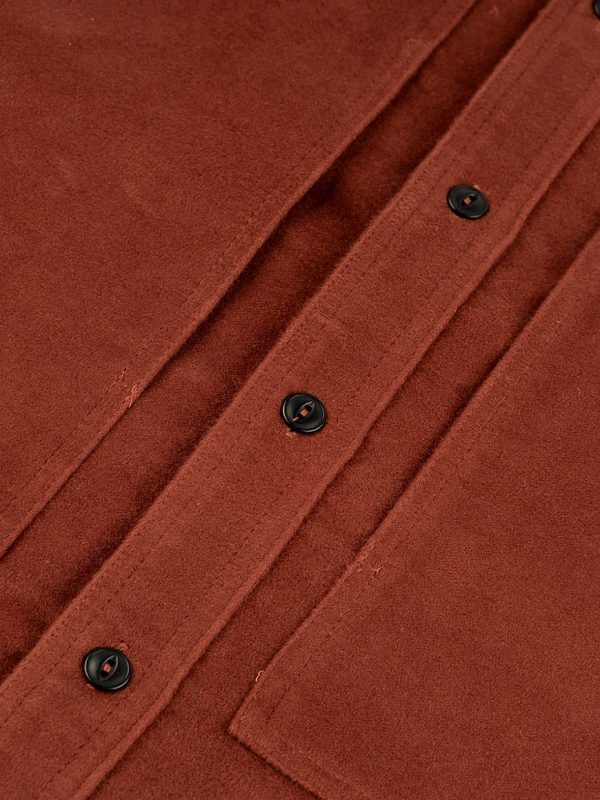 The Quartermaster - Moleskin Overshirt Rust