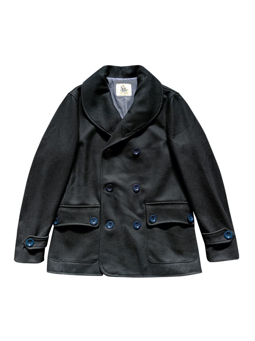 Shawl collar peacoat 2025