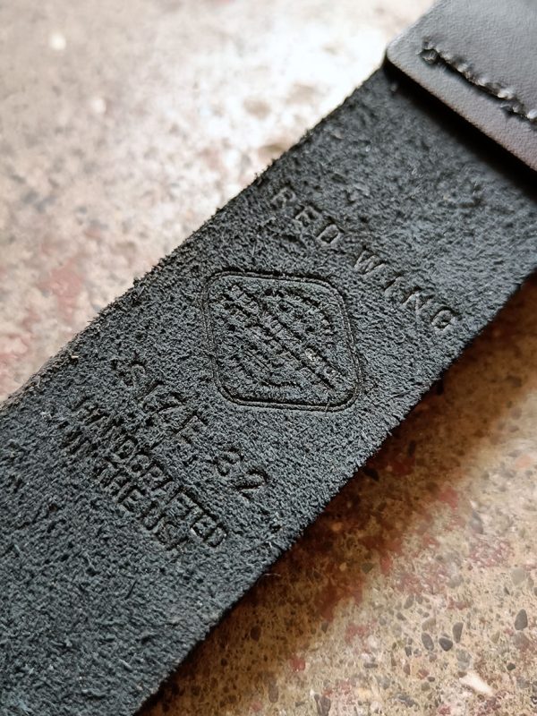 Red Wing Black Pioneer Leather Belt