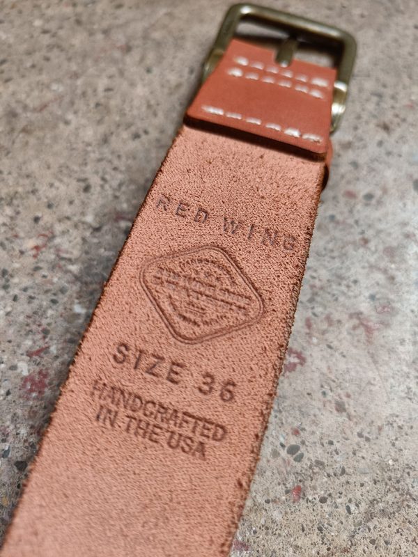 Red Wing Oro Russet Pioneer Leather Belt