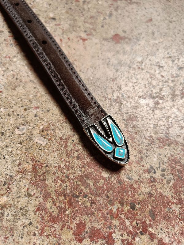 Alberto Luti Suede Belt Moro
