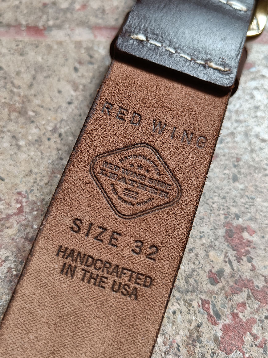 Red Wing Leather Belt