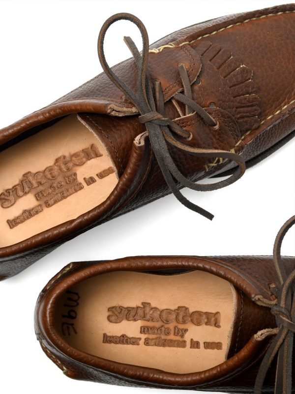 Yuketen - Blucher with Kiltie with Camp Sole - Grizzly Brown