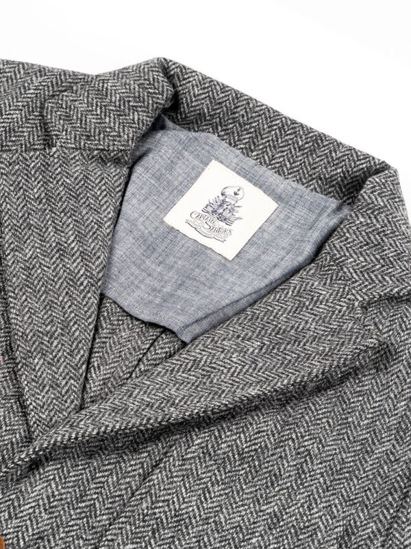 Captain Santors - Napoli Jacket Herringbone Grey