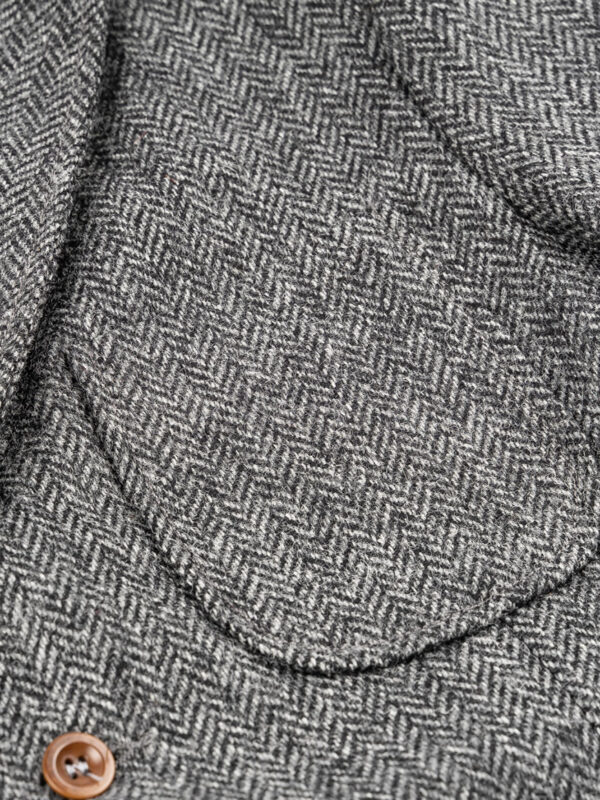 Captain Santors - Napoli Jacket Herringbone Grey