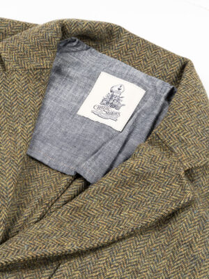 Captain Santors - Napoli Jacket Herringbone Green