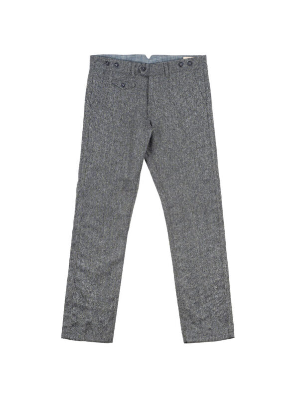 Captain Santors - Chino Trousers Herringbone Grey