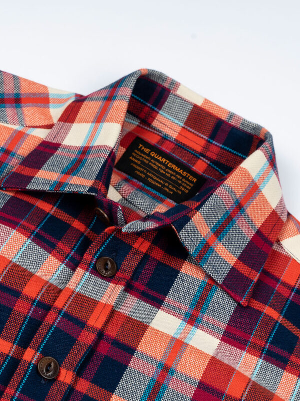 The Quartermaster - Flannel Shirt Red