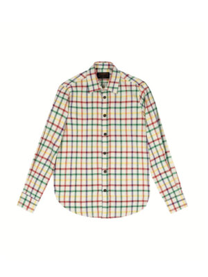 The Quartermaster - Flannel Shirt White