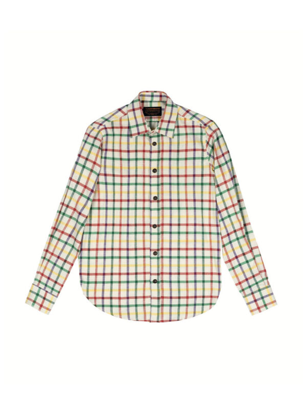 The Quartermaster - Flannel Shirt White