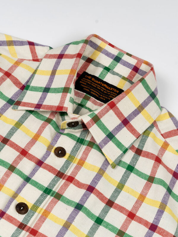 The Quartermaster - Flannel Shirt White