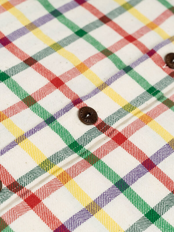 The Quartermaster - Flannel Shirt White