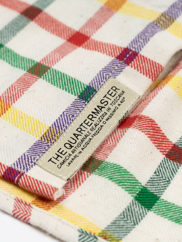 The Quartermaster - Flannel Shirt White