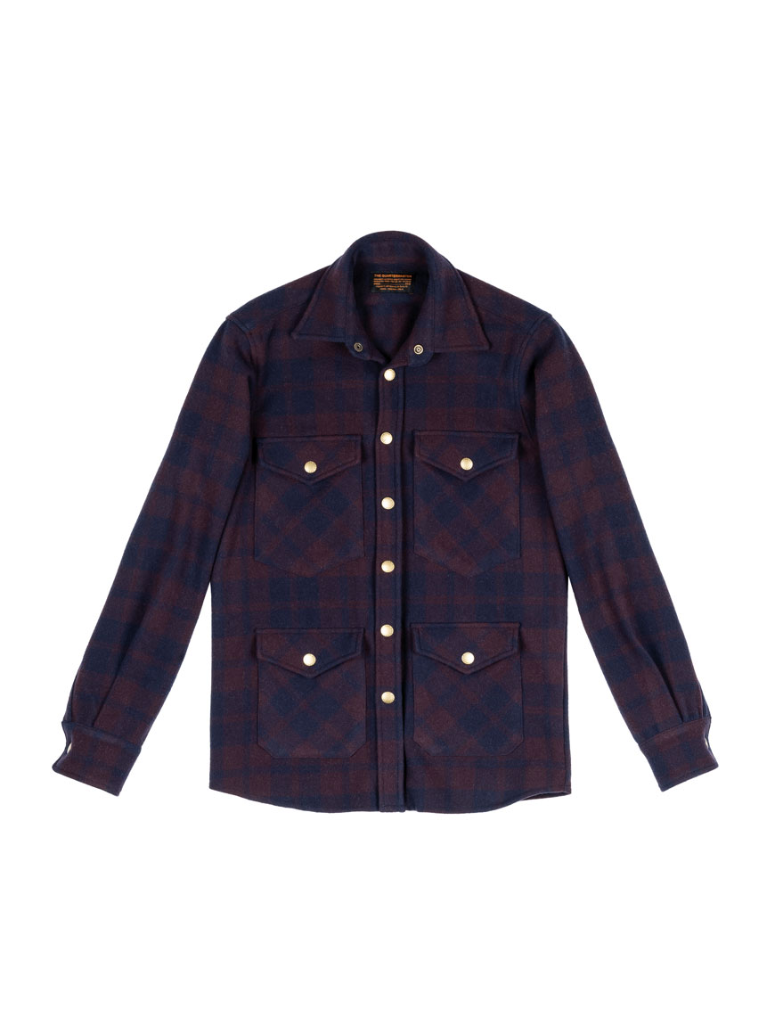 The Quartermaster TQM Plaid Overshirt - The Italian Heritage