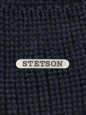 Stetson Merino Wool Beanie Navy