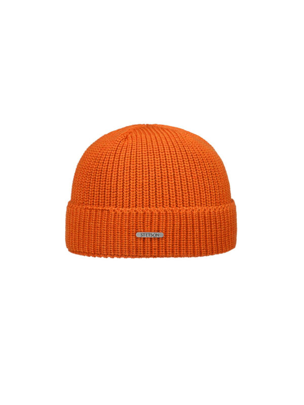 Stetson Merino Wool Beanie Orange