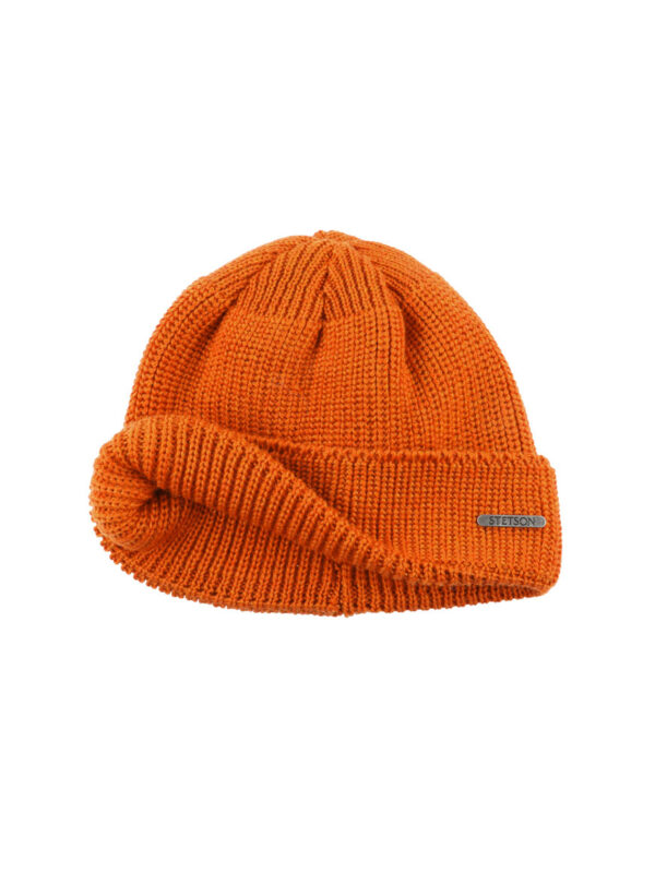 Stetson Merino Wool Beanie Orange