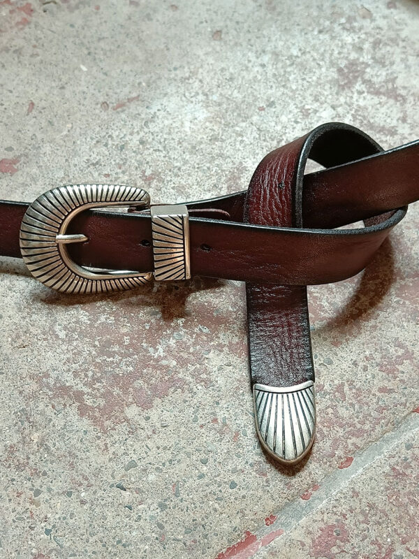 Alberto Luti - Treccia Cuoio Belt