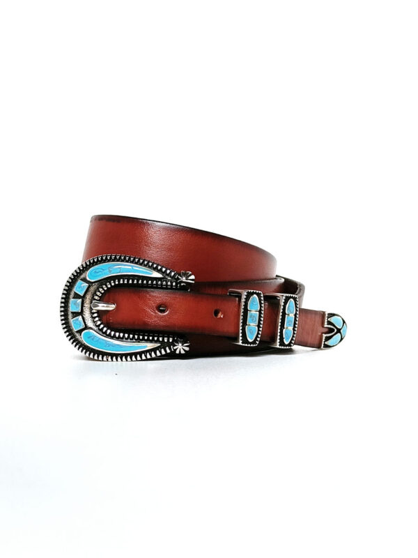 Alberto Luti - Turquoise Belt Cuoio