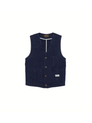 The Quartermaster - Fisherman Vest HBT Indigo