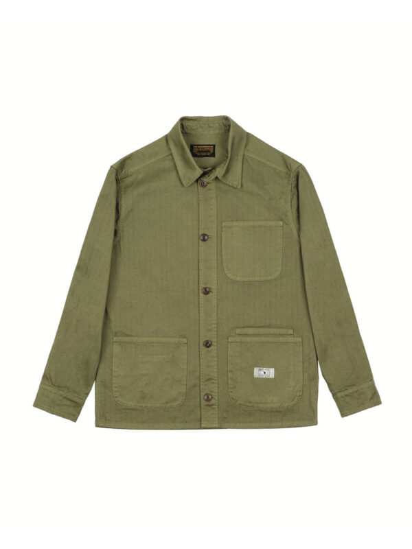 The Quartermaster - P41 Utility Jacket HBT Olive Green