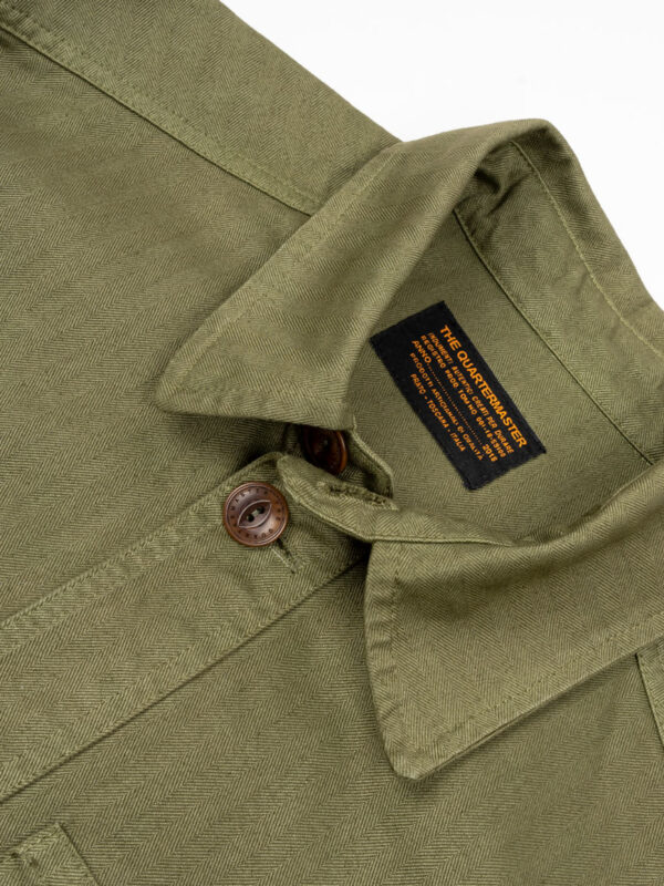 The Quartermaster - P41 Utility Jacket HBT Olive Green