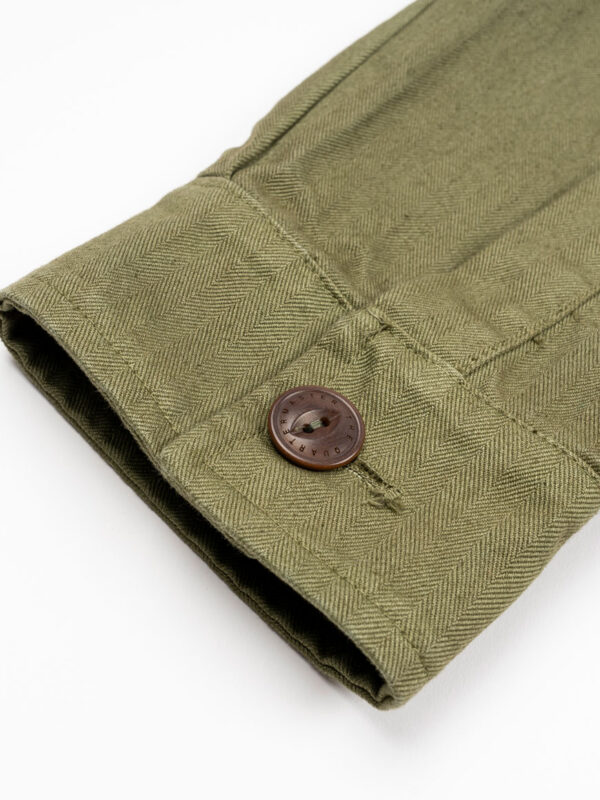 The Quartermaster - P41 Utility Jacket HBT Olive Green