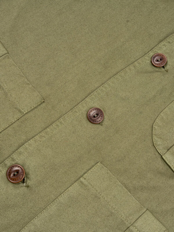 The Quartermaster - Fisherman Vest HBT Olive