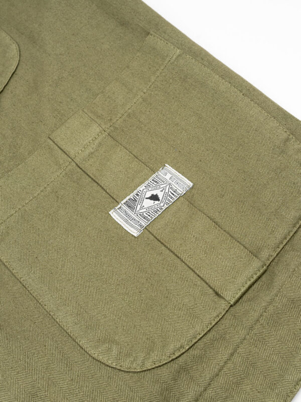 The Quartermaster - Fisherman Vest HBT Olive