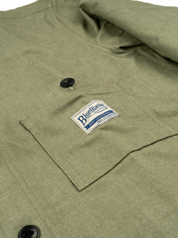 Blue Blanket - Work Shirt 9.5oz green denim