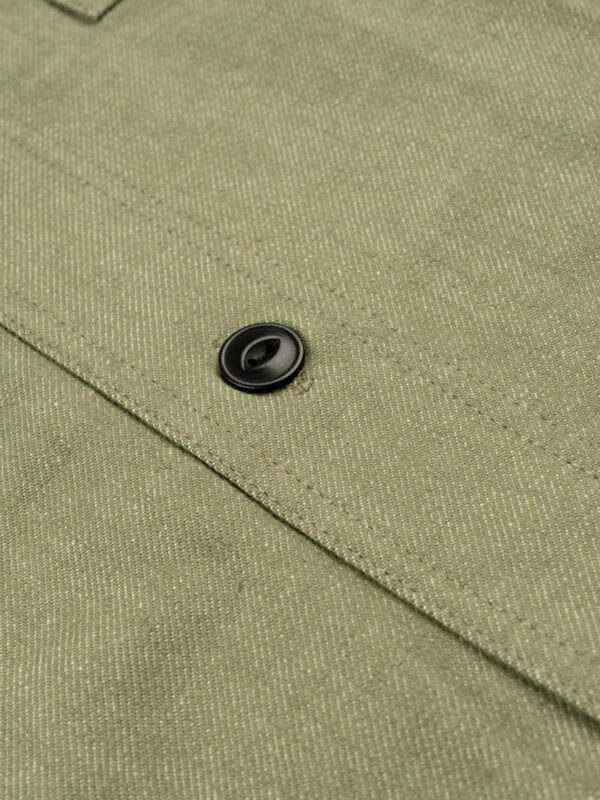 Blue Blanket - Work Shirt 9.5oz green denim