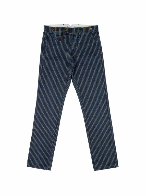 Captain Santors - Chino Trousers Denim Wabash