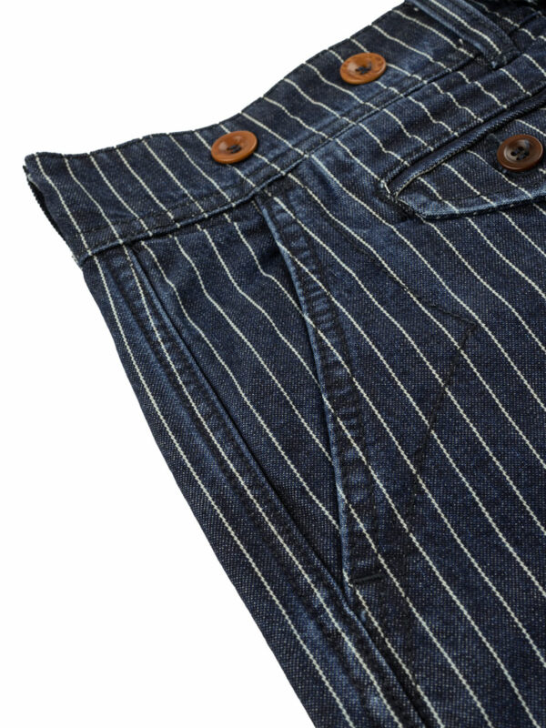 Captain Santors - Chino Trousers Denim Wabash