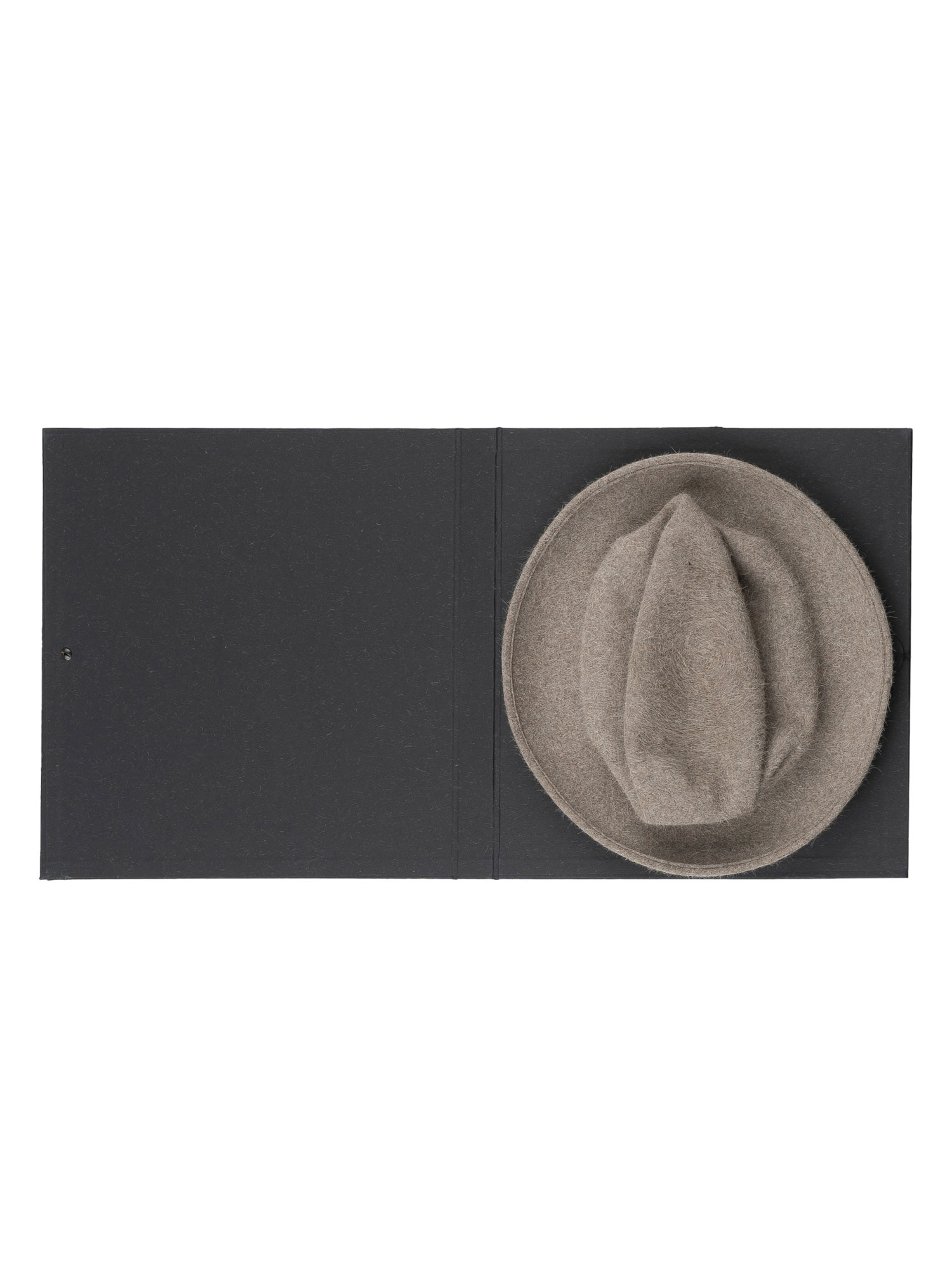 Hobo Felt Travel Hat Brown raw by Superduper, Unisex